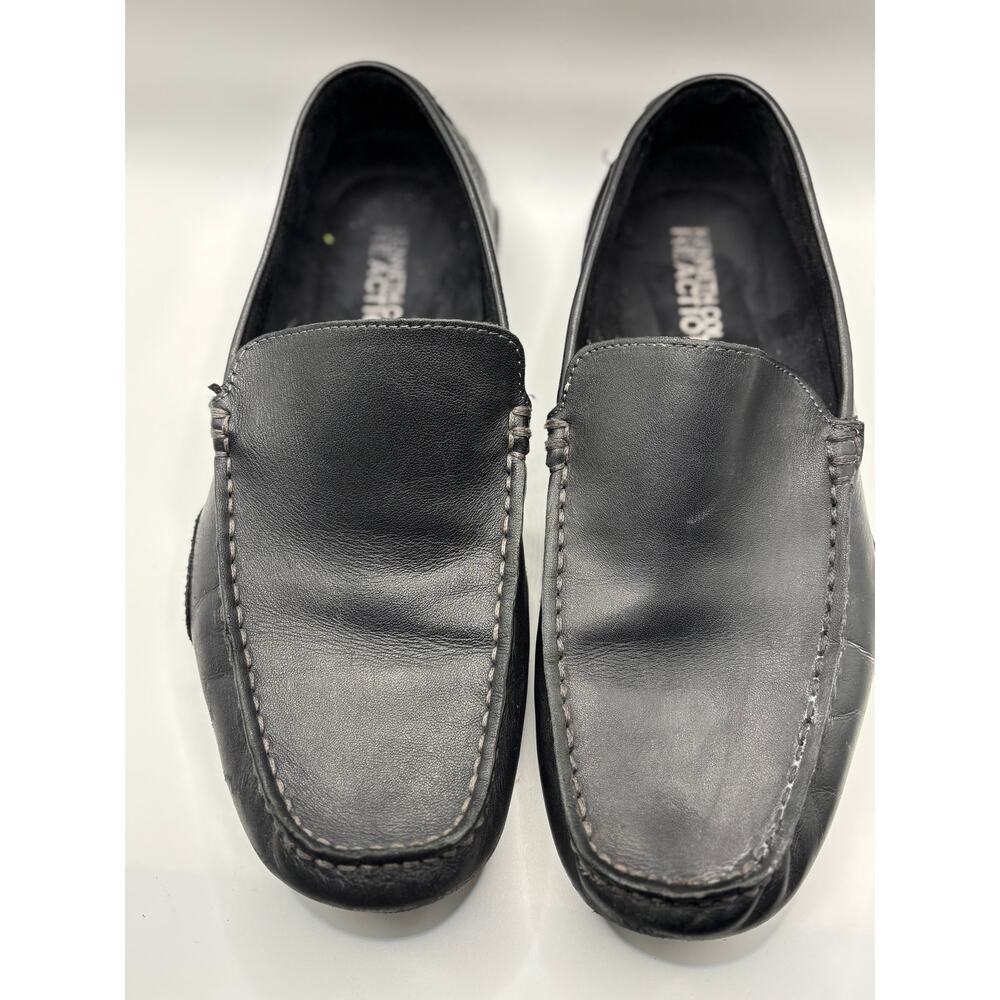 Kenneth Cole Reaction Mens Slip on Moccasin in Black